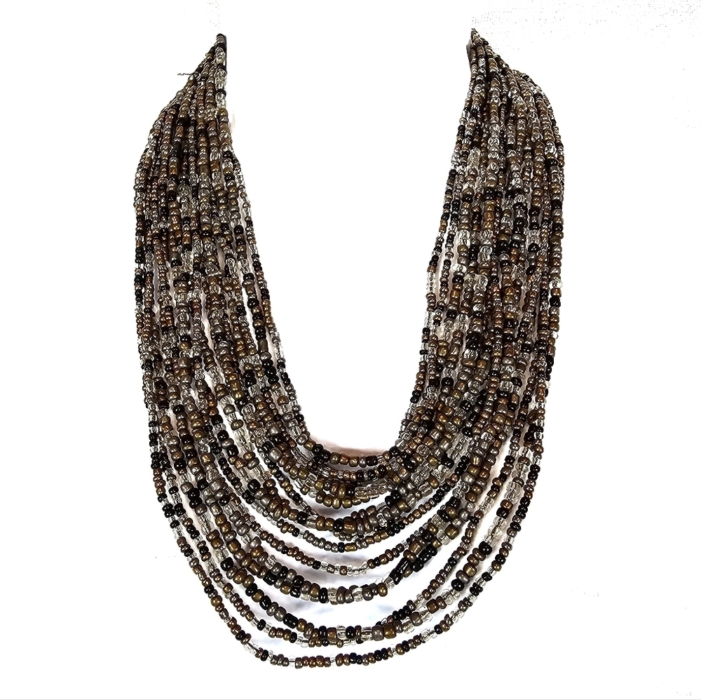 Multi-strand Beaded Necklace